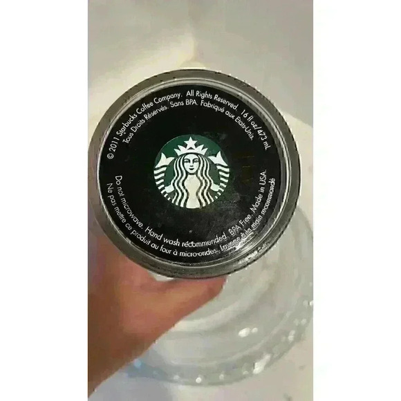 Starbucks16 oz Tumbler Pike Place In 71 Brown Silver First Store Est1971 Pre-Own - Picture 6 of 7